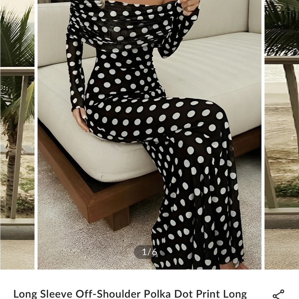 Black and White Off-the-Shoulder Bodycon Dress